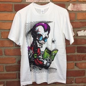 Vintage 90s goosebumps rl stine skeleton shirt XS